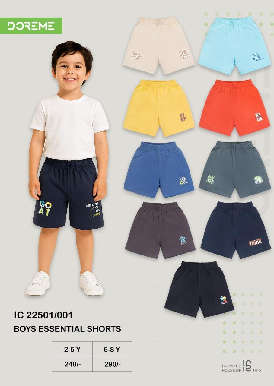 Doreme Boys Essential Shorts with Drawcord Waist