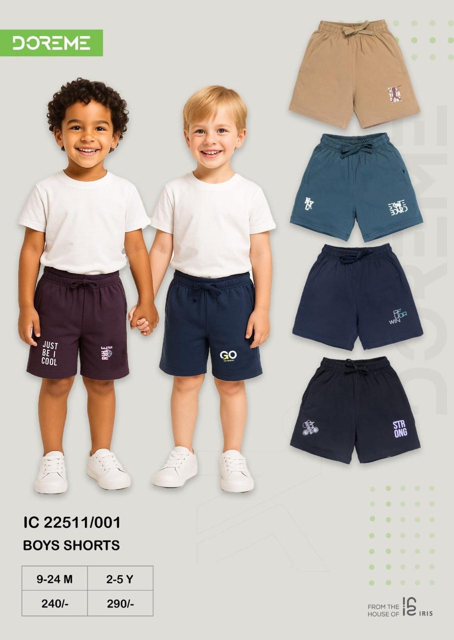 Doreme Boys Everyday Shorts with Drawcord Waist