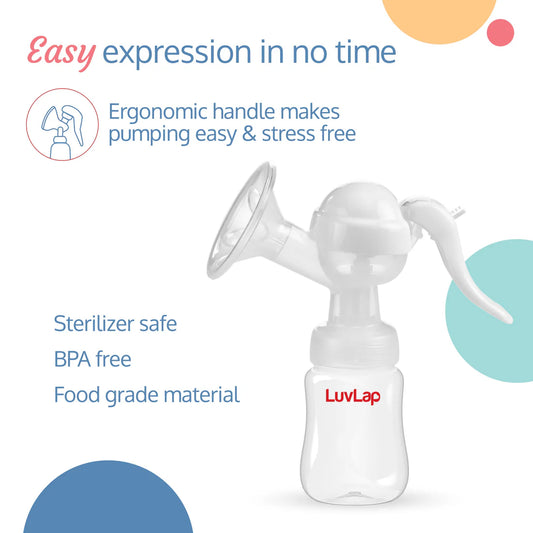 LuvLap Manual Breast Pump