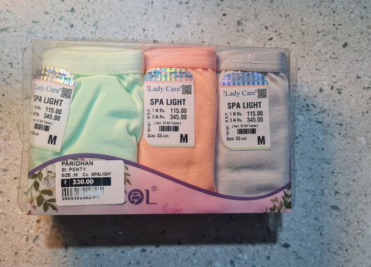 Ladycare SPA LIGHT Women’s PANTY (Pack of 3)