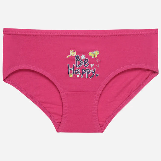 Bodycare Girls' Printed Cotton Panties – Pack of 3