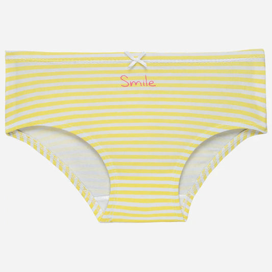 Bodycare Girls' Striped Cotton Panties – Pack of 3