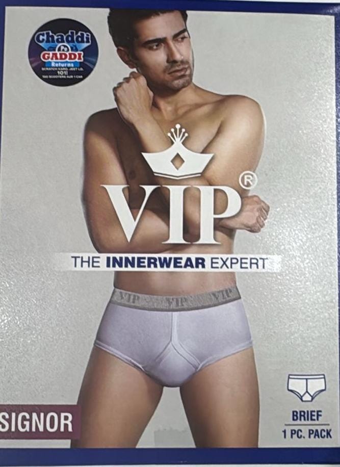 Vip Signor rib fabric brief- pack of 1