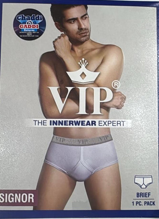Vip Signor rib fabric brief- pack of 1