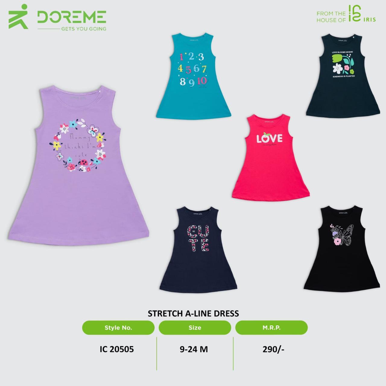 Doreme 20505 design chart - all prints and shades