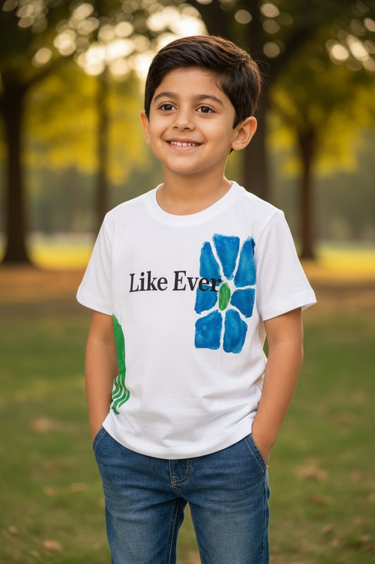 Doreme Boys Graphic Print Round Neck T-Shirt