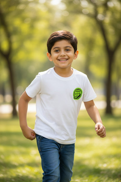 Doreme boys white T-shirt with Do More print