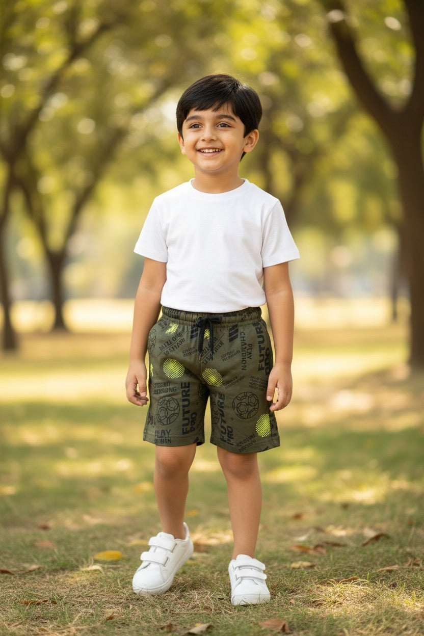 Doreme Boys All Over Print Casual Shorts