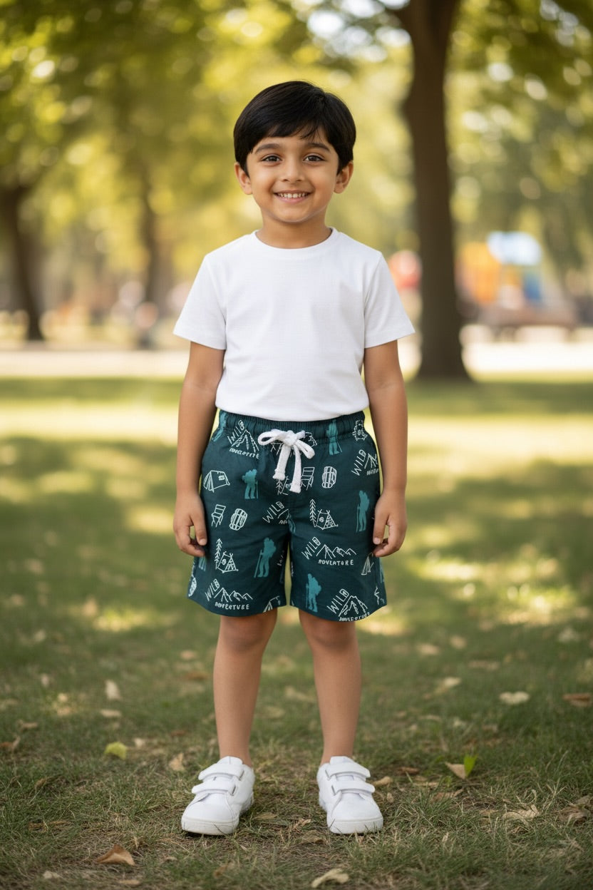 Doreme Boys All Over Print Casual Shorts
