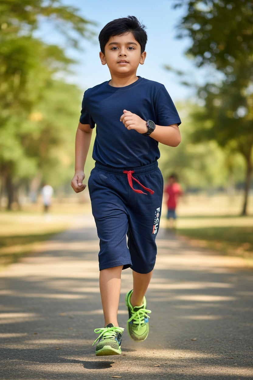 Doreme Boys Printed Capri with Side Pockets