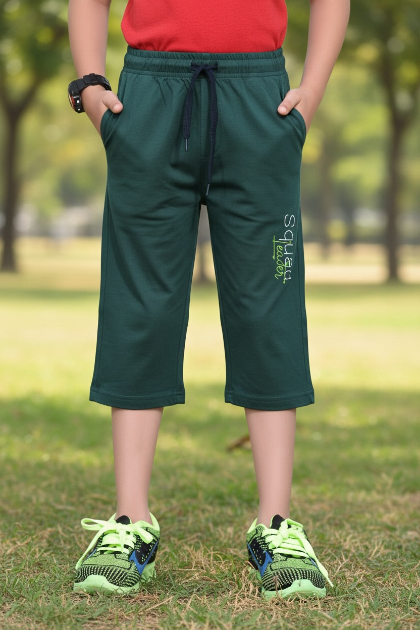 Doreme Boys Printed Capri with Side Pockets