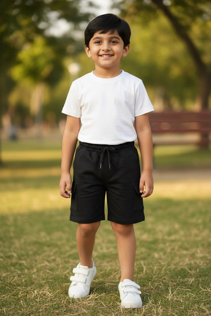 Doreme Boys Apex Cargo Shorts with Pockets