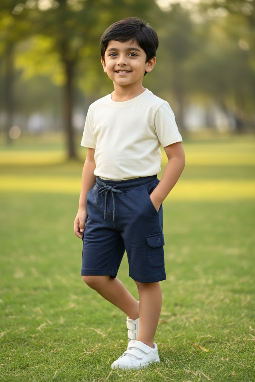 Doreme Boys Apex Cargo Shorts with Pockets