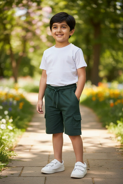 Doreme Boys Apex Cargo Shorts with Pockets