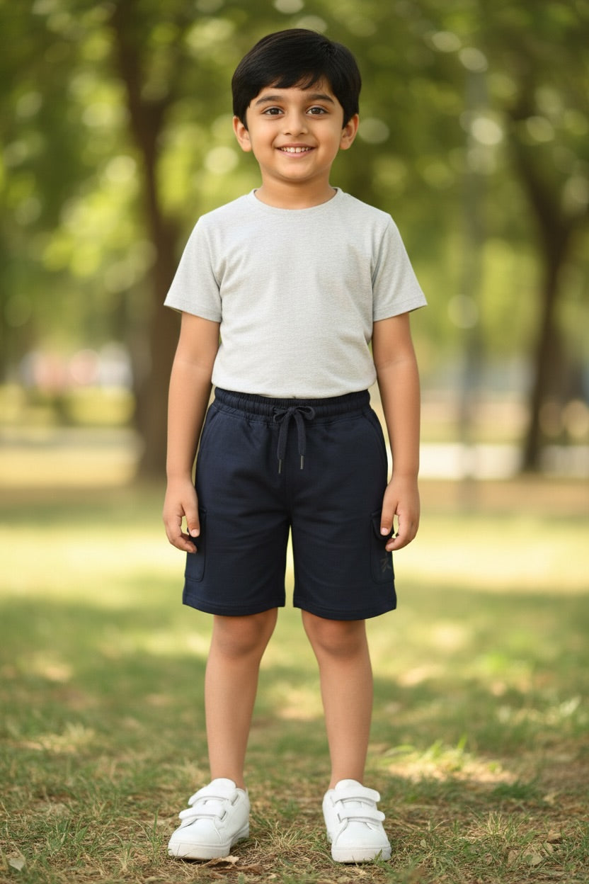 Doreme Boys Apex Cargo Shorts with Pockets