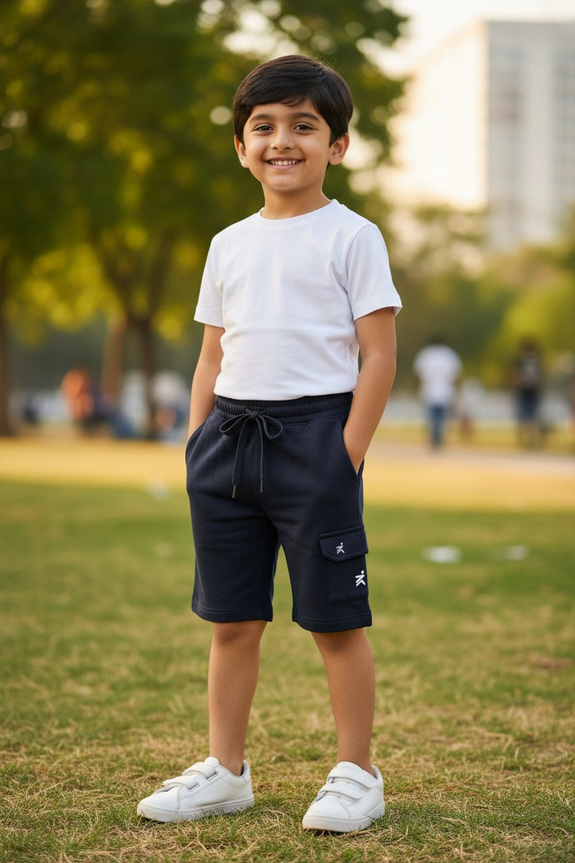Doreme Boys Apex Uni Cargo Shorts Black