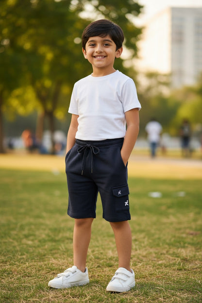 Doreme Boys Apex Uni Cargo Shorts Black