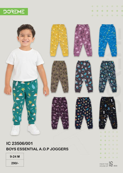 Doreme Infant Boys Essential Printed Joggers