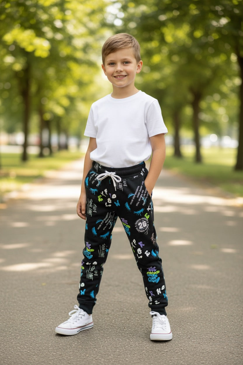 Doreme Infant Boys Essential Printed Joggers