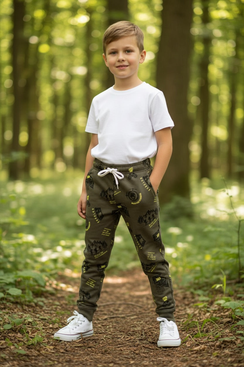 Doreme Infant Boys Essential Printed Joggers