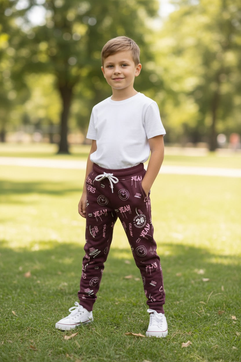 Doreme Infant Boys Essential Printed Joggers