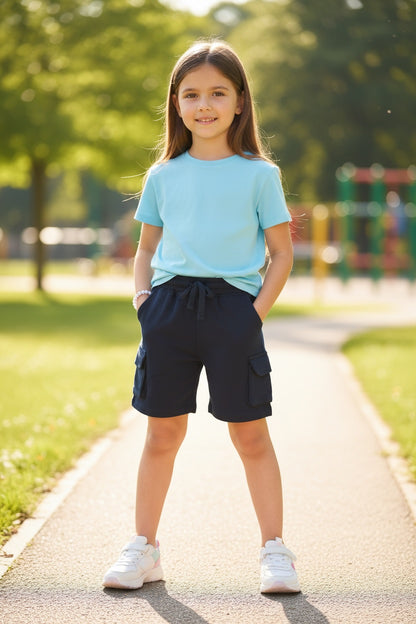 Doreme Girls Apex Cargo Shorts with Pockets