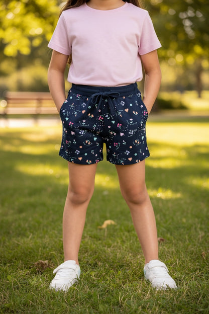 Doreme Girls All Over Print Apex Shorts