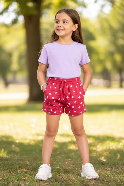 Doreme Girls All Over Print Apex Shorts