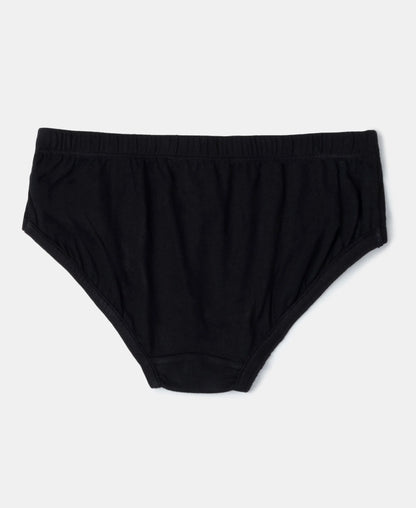 Back of a Jockey boys black cotton brief