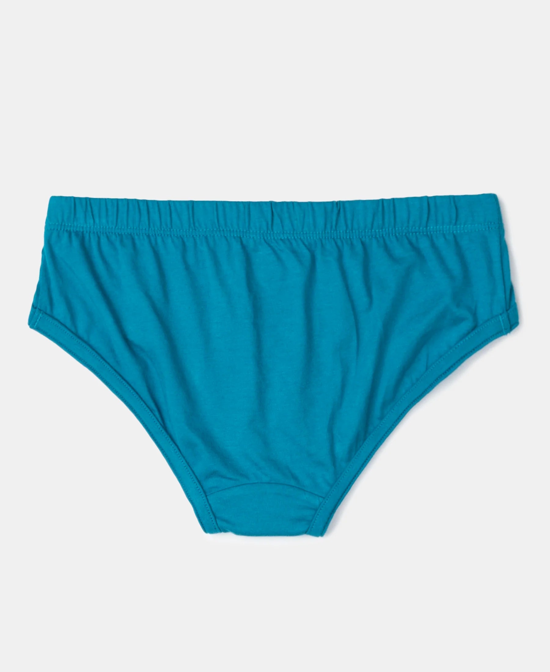 Back of a Jockey boys teal cotton brief