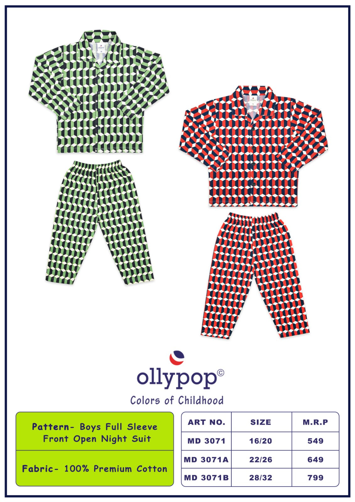 Ollypop 3071 catalogue