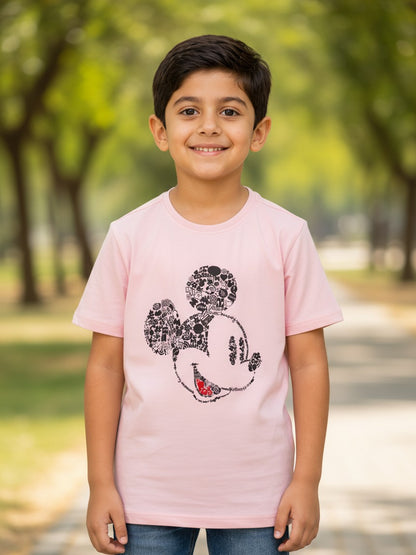 Doreme Disney Mickey Mouse boys T-shirt in pink