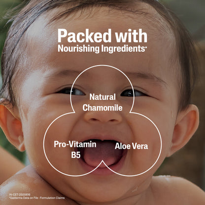 Cetaphil Baby shampoo with natural chamomile, pro-vitamin B5 and aloe vera