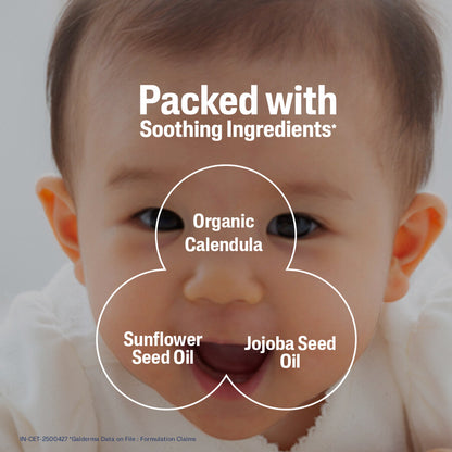 Cetaphil Baby moisturising oil with organic calendula, sunflower seed oil and jojoba