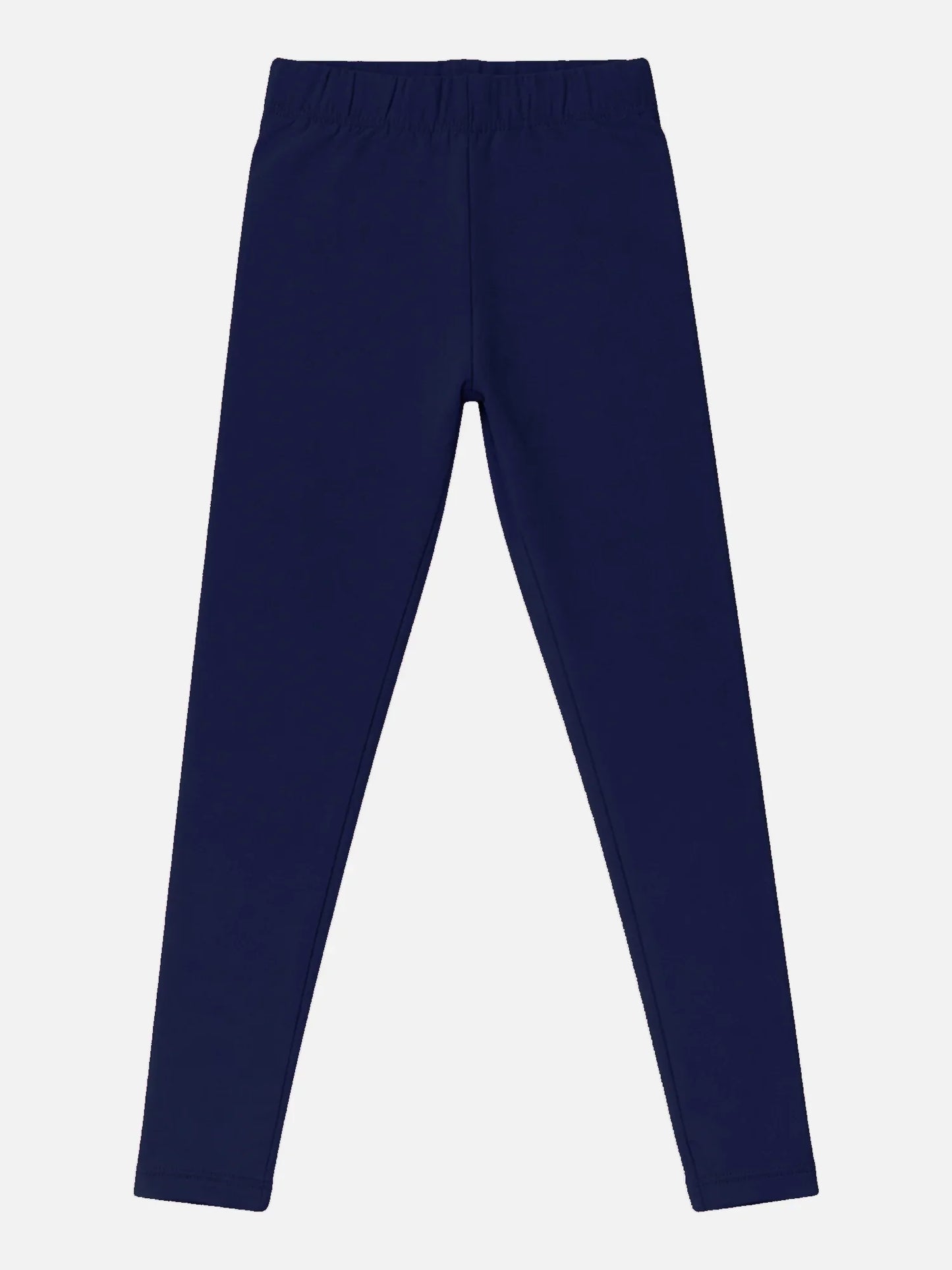 Bodycare girls full length cotton spandex leggings in Navy