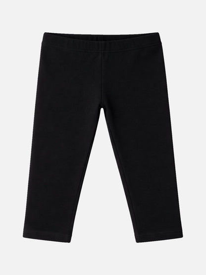 Bodycare girls cotton spandex capri leggings in Black