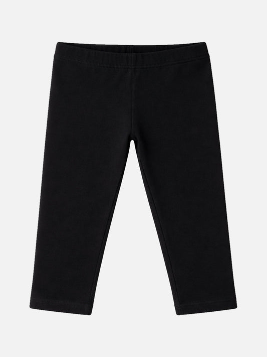 Bodycare girls cotton spandex capri leggings in Black