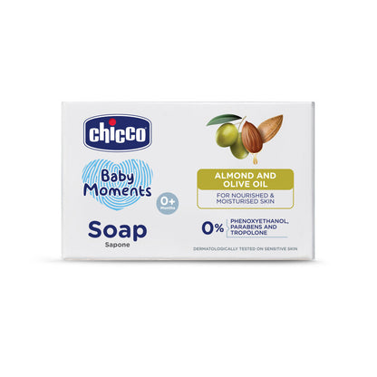 Chicco Baby Moments Soap with Almond & Olive Oil