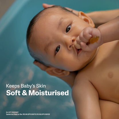 Cetaphil Baby gentle wash keeps baby skin soft and moisturised