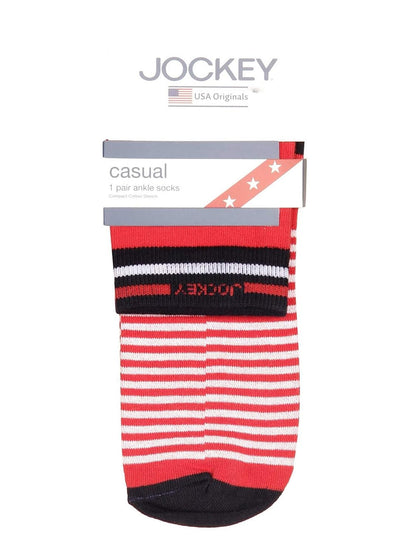 Jockey men's ankle length cotton stretch socks in their retail pack