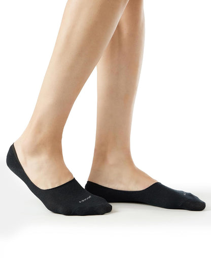 Side view of Jockey men's navy no show athleisure cotton socks