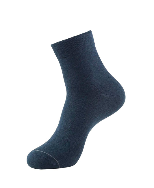 Jockey men's navy international ankle length sock, single sock view