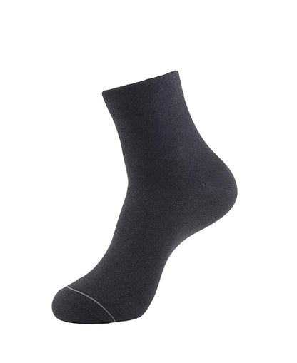 Jockey men's black international ankle length sock, single sock view
