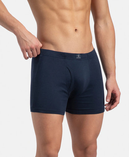 Jockey 8008 cotton rib boxer brief in Deep Navy
