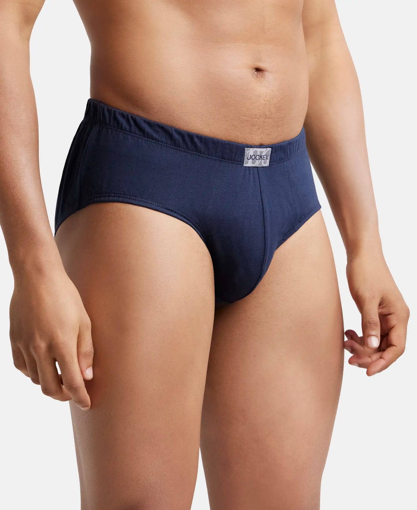 Jockey 8035 cotton brief in Deep Navy