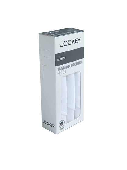 Jockey men's soft cotton handkerchief set in its printed retail carton