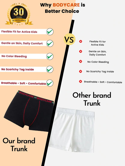 Bodycare boys cotton trunk feature panel