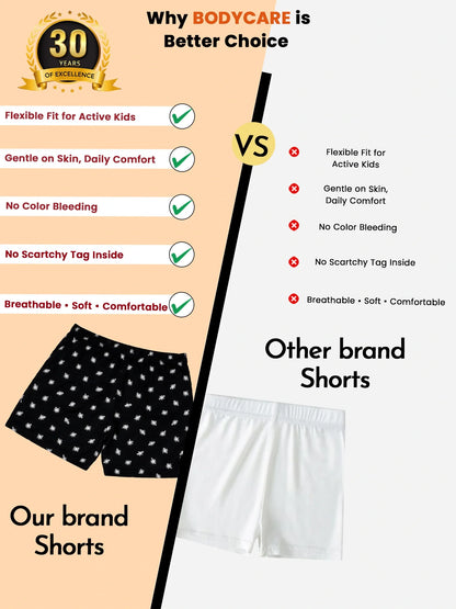 Bodycare boys innerwear shorts feature panel