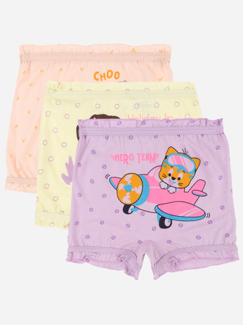 Bodycare KIA2200 kids unisex assorted bloomer pack of 3