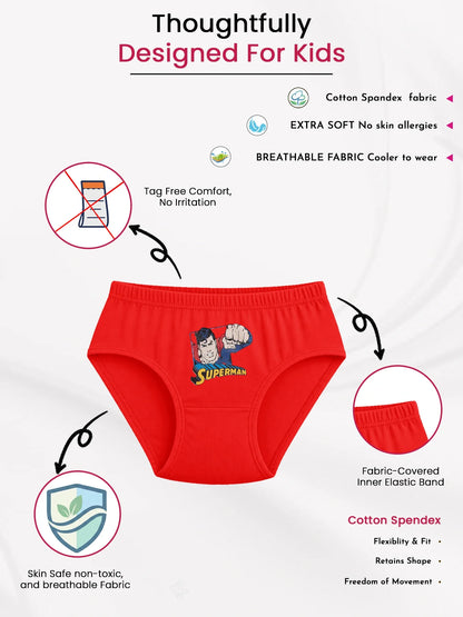 Bodycare Justice League boys brief pack of 3
